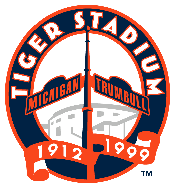 Detroit Tigers 1999 Stadium Logo iron on transfers for clothing
